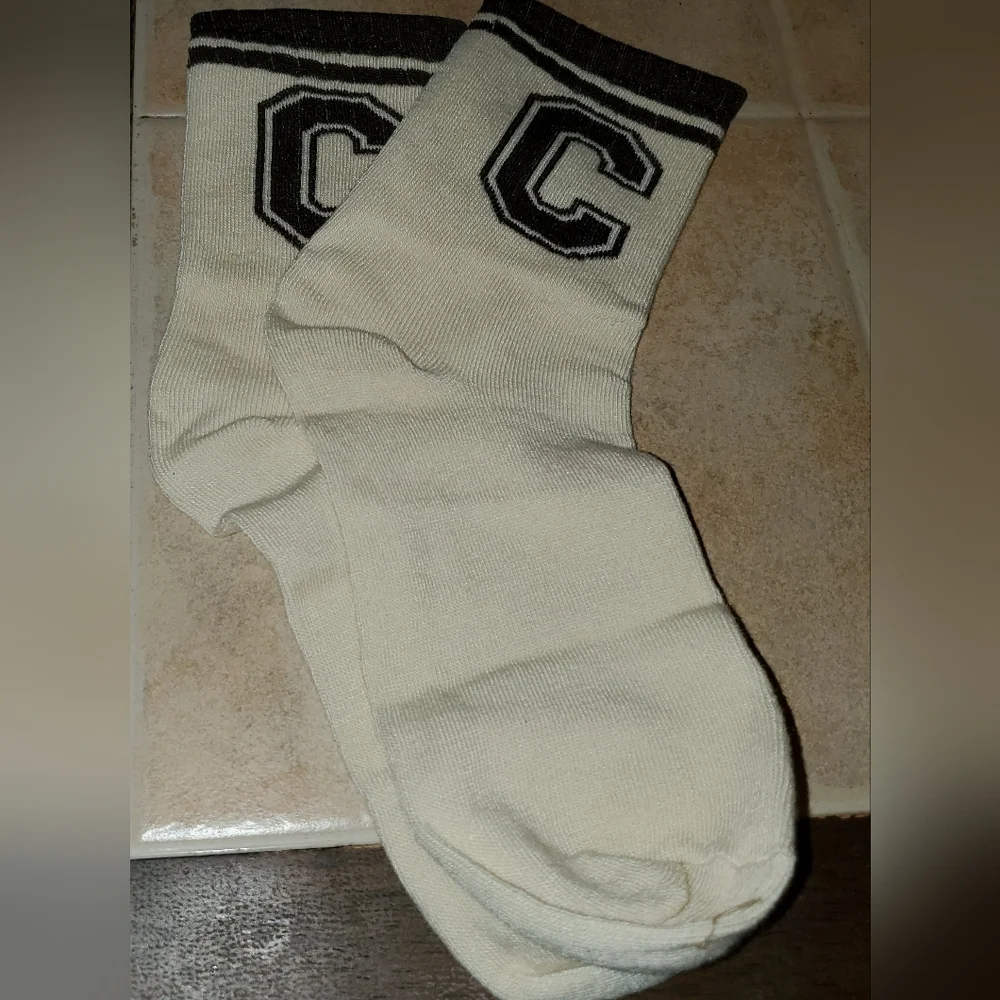 Men's Retro socks Cream and Brown Socks Set